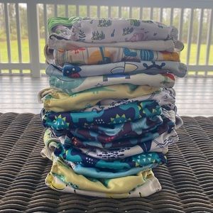 18 Cloth Diaper Lot! Babygoal, Happy Flute, SimplyLife reusable cloth diapers